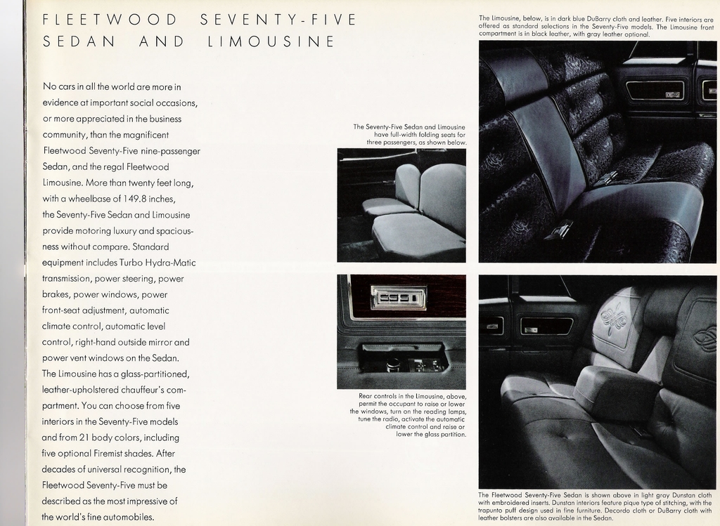 1968 Cadillac Canadian Brochure Page 14